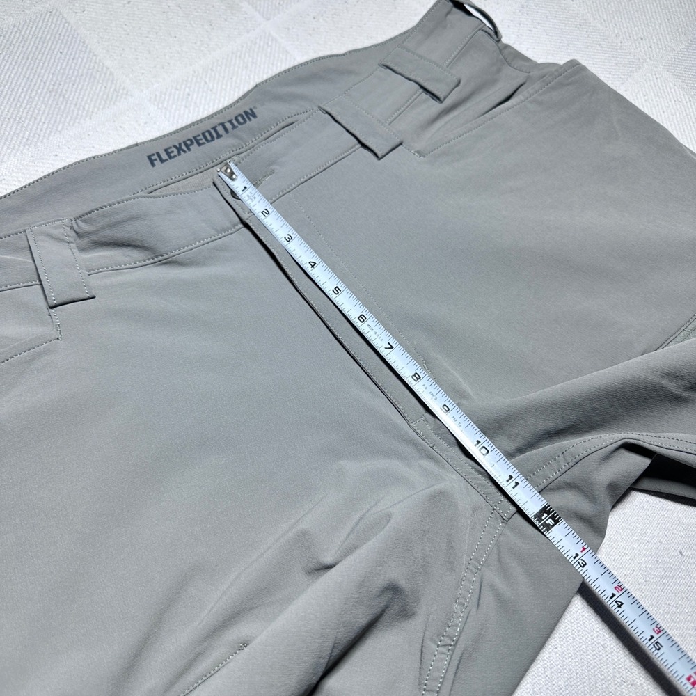 Duluth Trading Flexpedition Pants Men 42x32 Relaxed Fit Cargo Stretch Nylon Gray - Picture 10 of 13